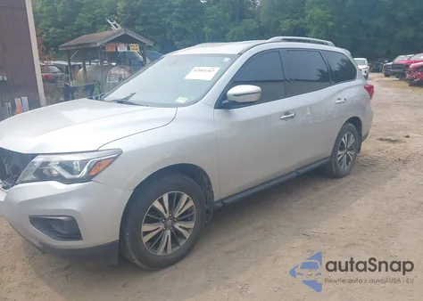 2017 Nissan Pathfinder S z USA, uszkodzony, nr VIN 5N1DR2MM5HC689832